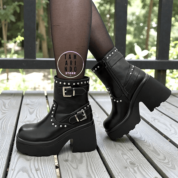 BOTAS ECO CUERO NEGRO 5328 2