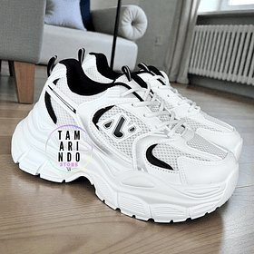 ZAPATILLAS J06 BLANCO CON NEGRO
