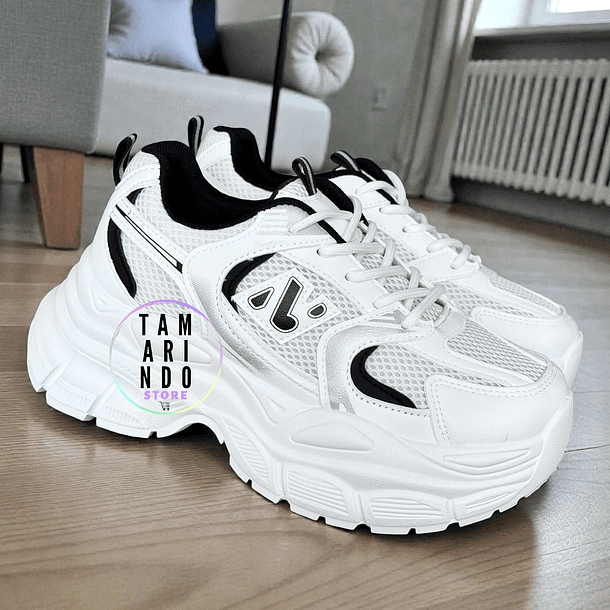 ZAPATILLAS J06 BLANCO CON NEGRO