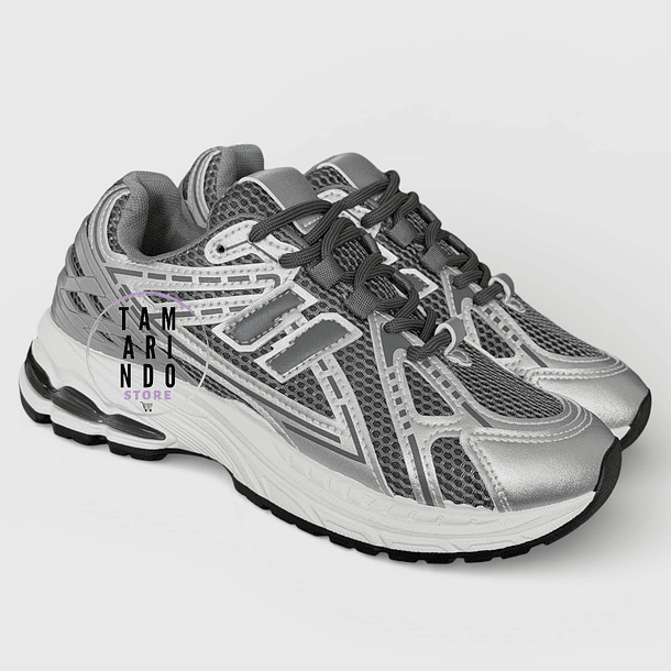 ZAPATILLAS LA-61 PLATEADO