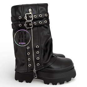 BOTAS ECO CUERO NEGRO 5316