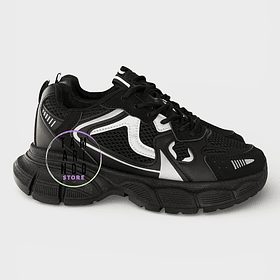 ZAPATILLAS NEGRO 2460