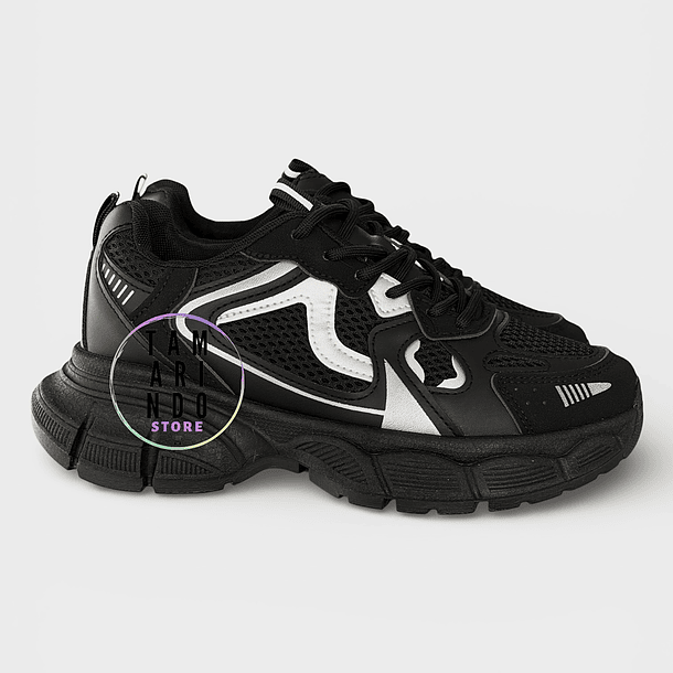 ZAPATILLAS NEGRO 2460