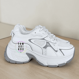 ZAPATILLAS PLATAFORMA BLANCO Z06