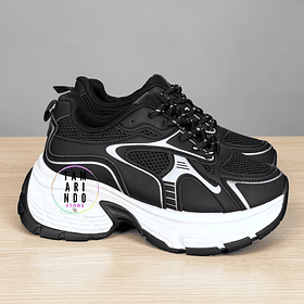 ZAPATILLAS PLATAFORMA NEGRO Z06