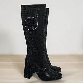 BOTAS LARGAS BRILLO NEGRO 5362