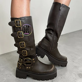 BOTAS LARGAS MARRON Y03 - G23