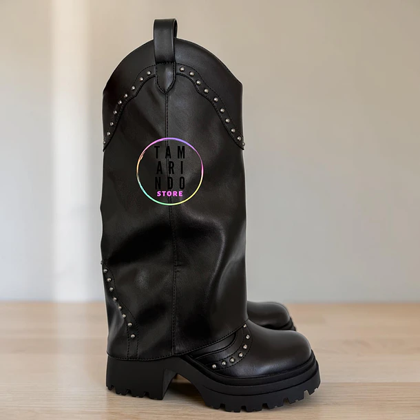 BOTAS LARGAS NEGRO G24
