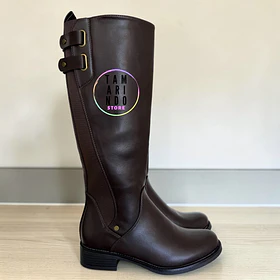 BOTAS LARGAS MARRON G22 ELASTICADAS