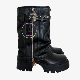BOTAS ECO CUERO NEGRO 2660 BOTIN