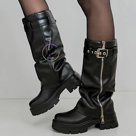 BOTAS LARGAS NEGRO 2686