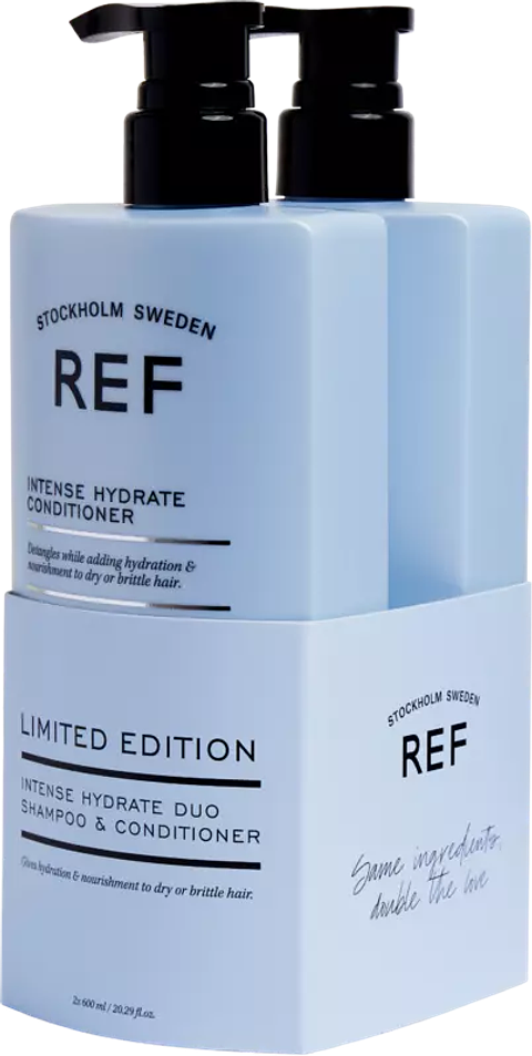 REF Intense Hydrate Pack Hidratação Capilar - Shampoo 300ml + Amaciador Profissional