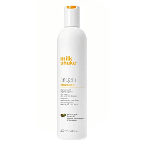 milk_shake Argan Shampoo 300ml – Nutrição e Brilho com Óleo de Argan