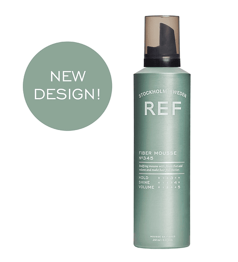 REF Fiber Mousse Nº345 250ml – Volume e Fixação com Efeito Natural