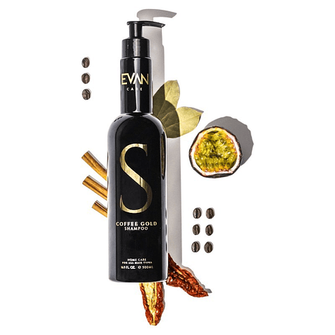 Evan Care Coffee Gold Smoothing Shampoo 500ml – Champô Alisador e Antifrizz