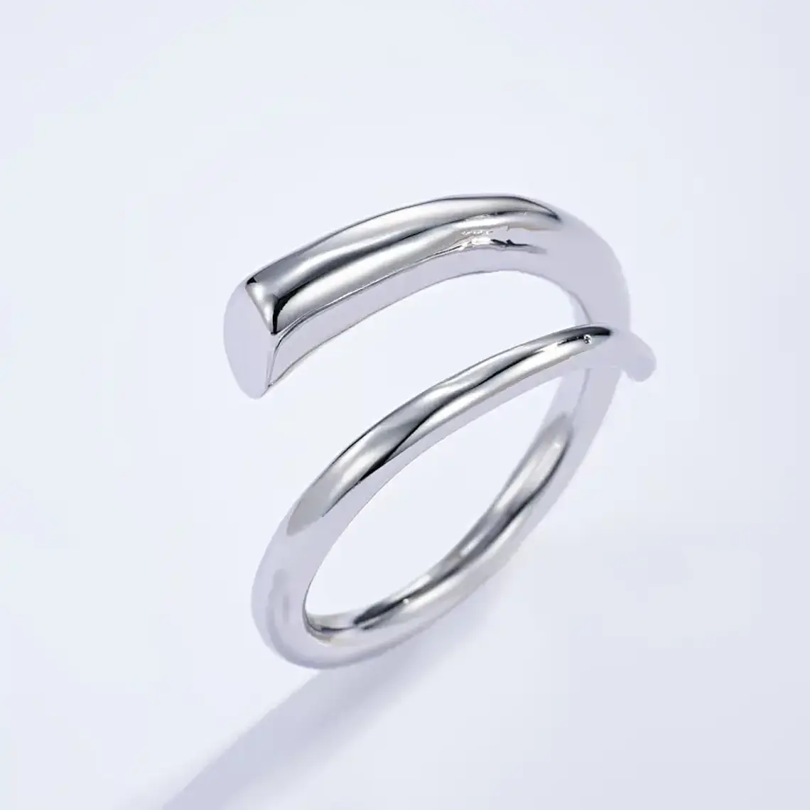 Anel ÉLAN Prata - Aço Inox 1