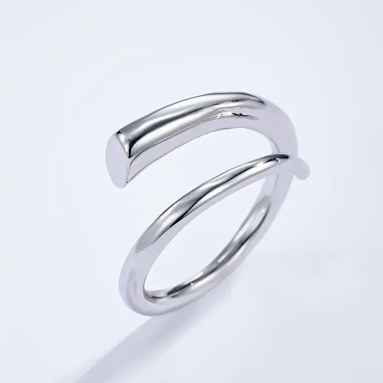 Anel ÉLAN Prata - Aço Inox 1