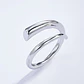 Anel ÉLAN Prata - Aço Inox - Thumbnail 1