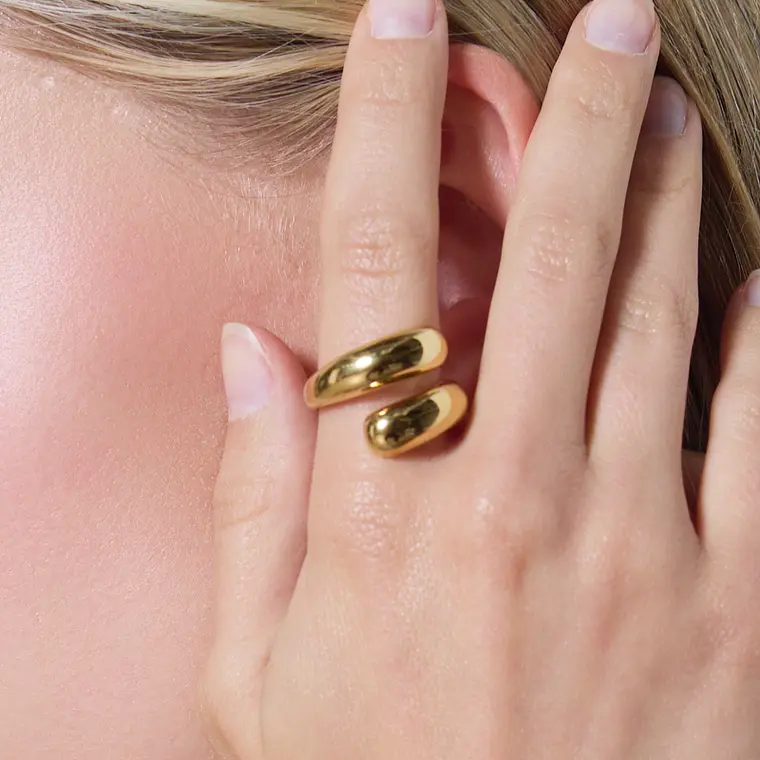 Anel AURA Prata – Aço Inox 2