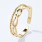 Anel ÉTERNEL Dourado – Aço Inox - Thumbnail 1