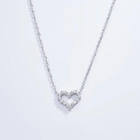 Colar AMOUR Prata – Aço Inox