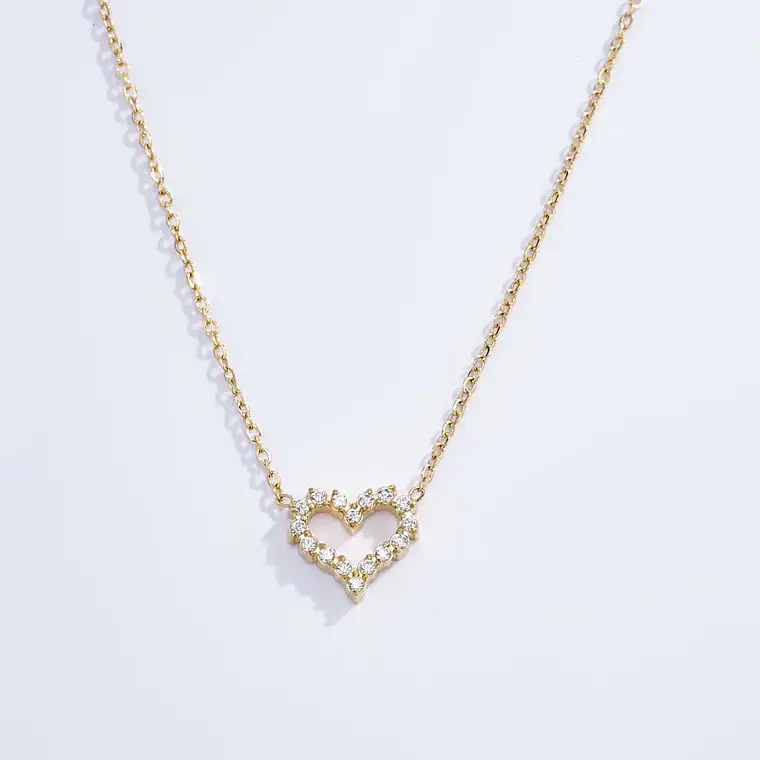 Colar AMOUR Dourado – Aço Inox 1