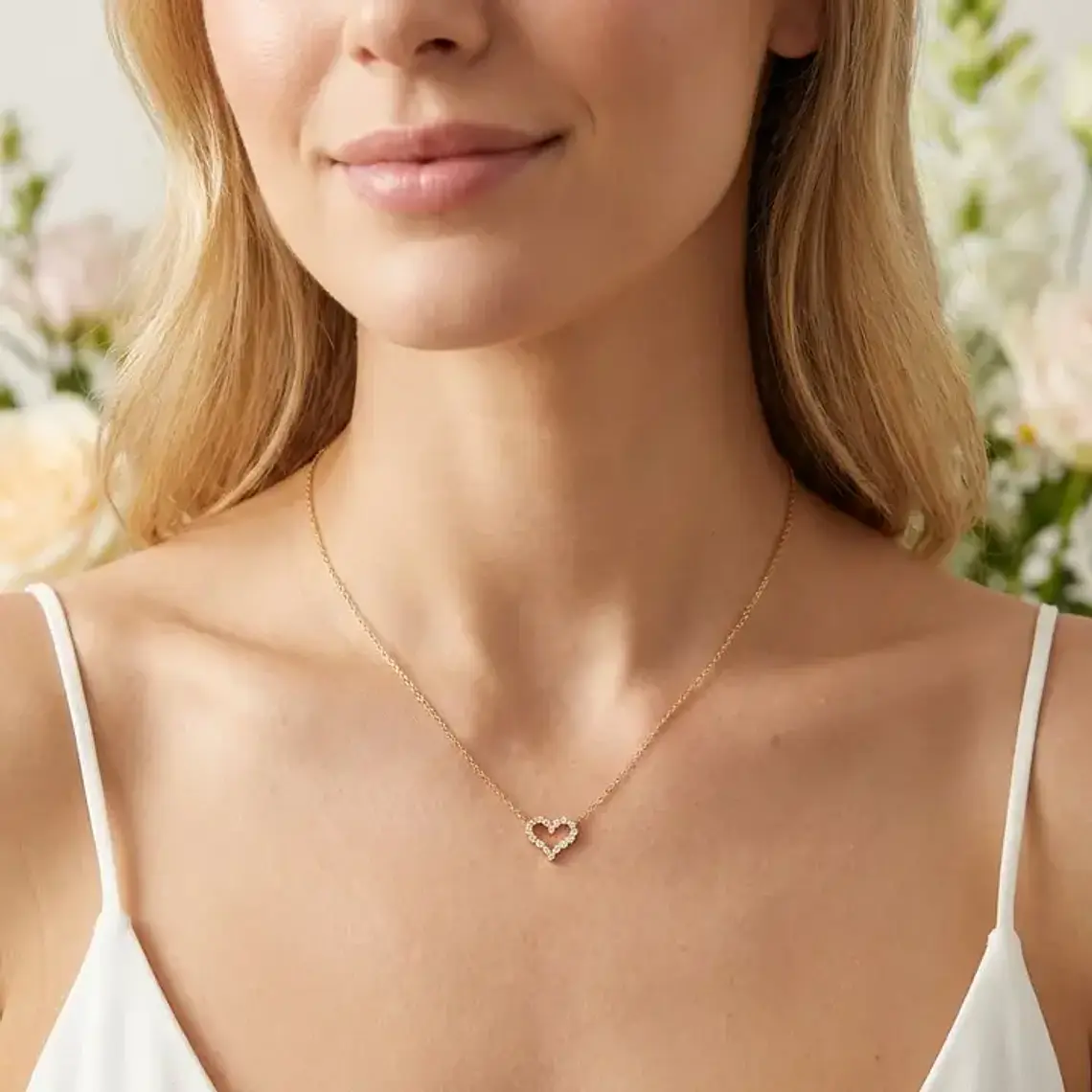 Colar AMOUR Dourado – Aço Inox 2