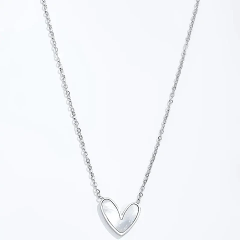 Colar AMOUR Shell Prata – Aço Inox