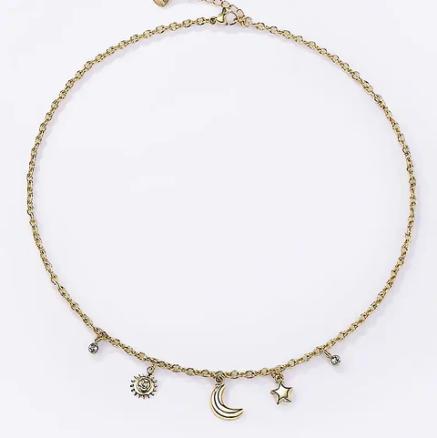 Colar ASTRIA Dourado – Aço Inox