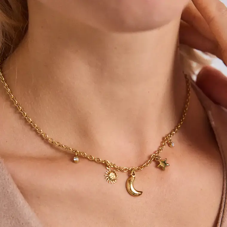 Colar ASTRIA Dourado – Aço Inox 2