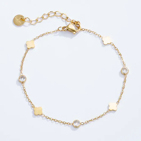 Pulseira ÉLAN Dourada – Aço Inox