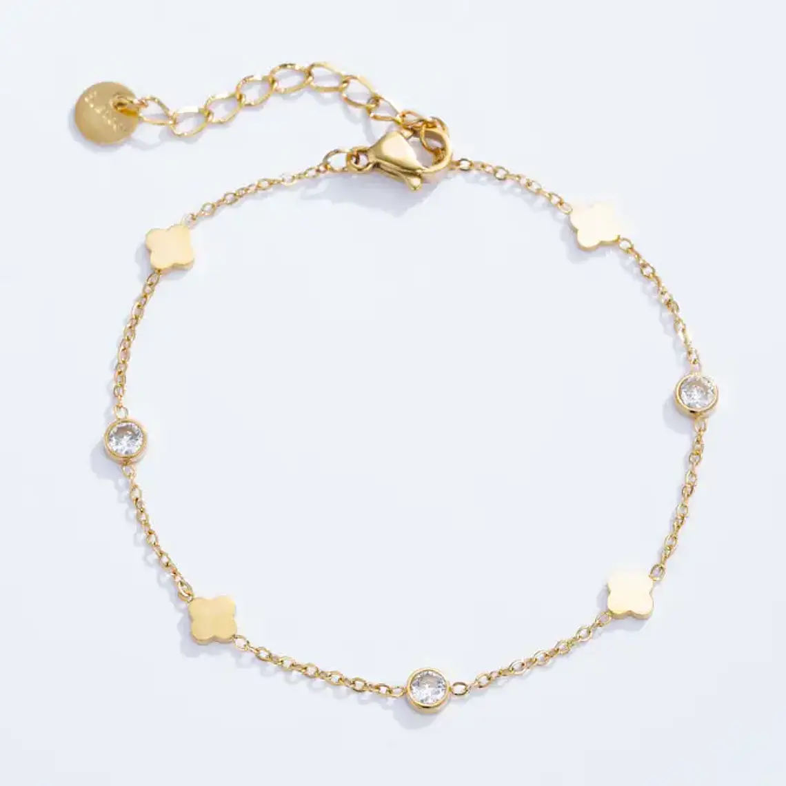 Pulseira ÉLAN Dourada – Aço Inox 1