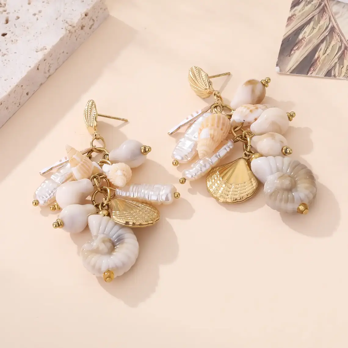 Brincos OCEANA Dourado – Aço Inox 1