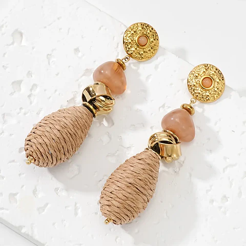 Brincos SAHARA Dourado – Aço Inox