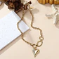 Colar HEART Luxe Chain – Dourado - Thumbnail 2