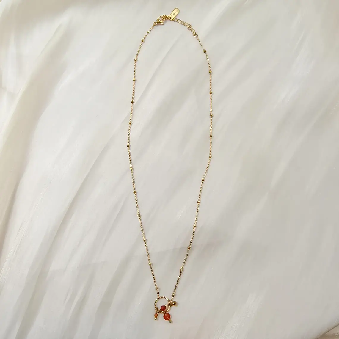 Colar Golden Circle Coral 2