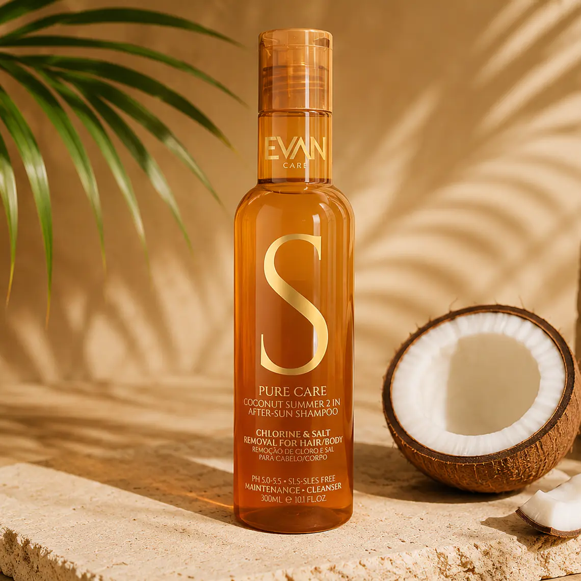 Evan Care Pure Care Coconut Summer 2 in 1 After-Sun Shampoo 1