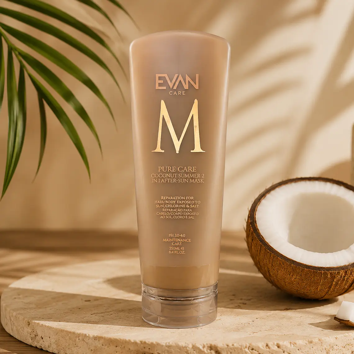 Evan Care Pure Care Coconut Summer 2 in 1 After-Sun Mask 1
