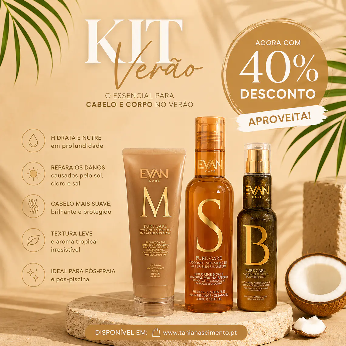 ☀️ KIT VERÃO EVAN CARE ☀️ 1