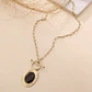 Colar Elegance Black Gold - Miniatura 2