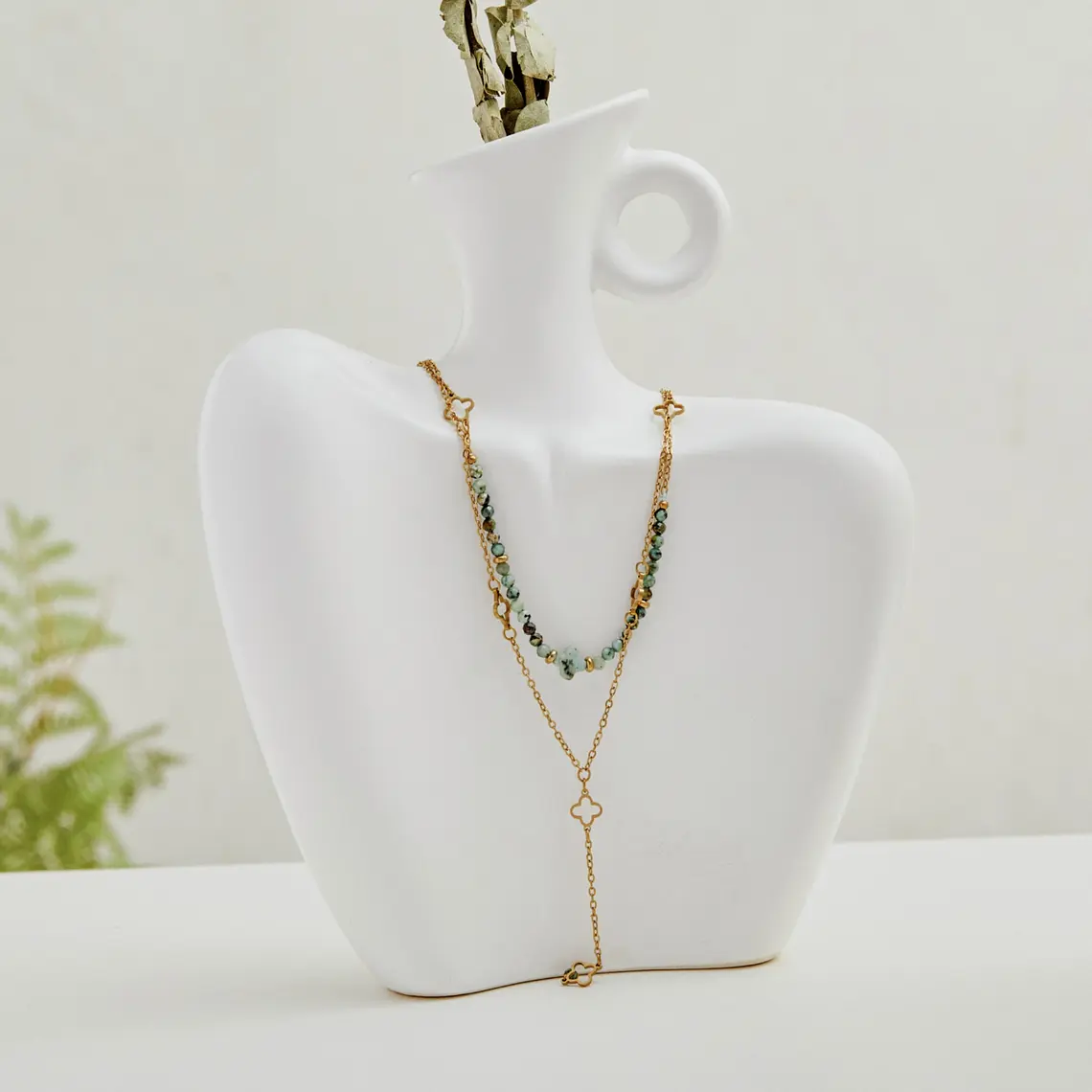 Colar Clover Verde Elegance 2