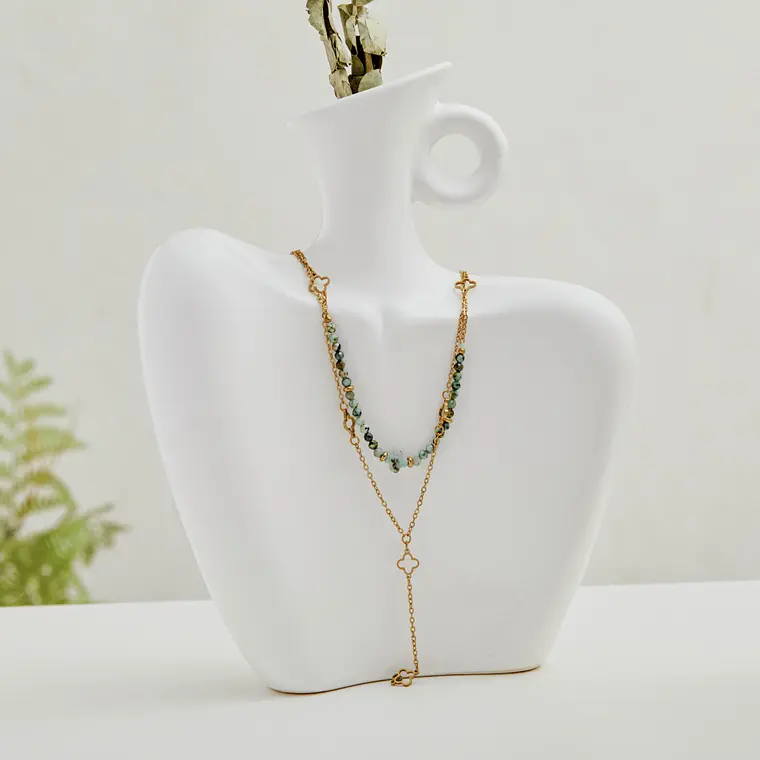 Colar Clover Verde Elegance 2