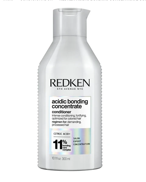 Redken Acidic Bonding Concentrate Conditioner 300 ml – Condicionador Fortificante para Cabelos Danificados