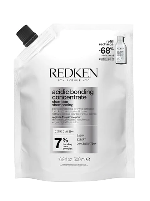 Redken Acidic Bonding Concentrate Shampoo Refill 500 ml – Recarga para Cabelos Danificados