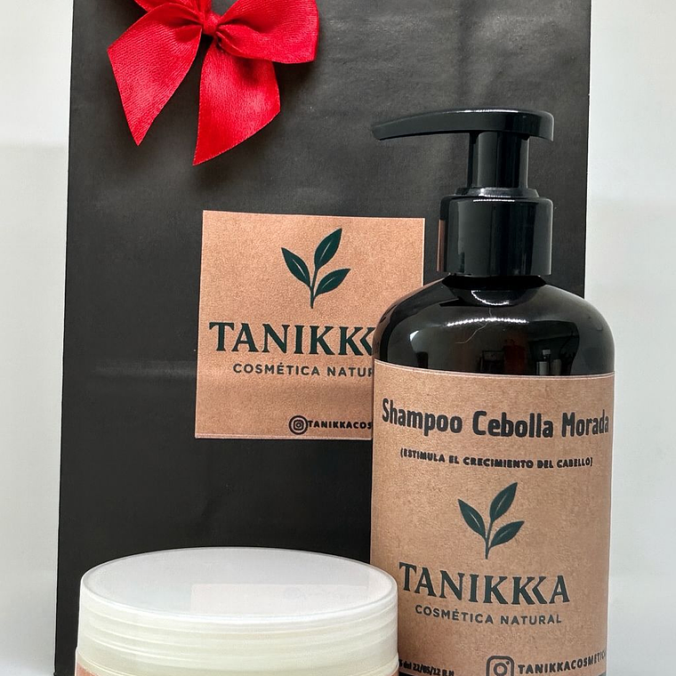 Shampoo + Crema de manos Cañamo silicona vitamina E 1