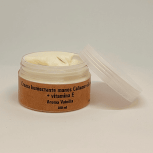 Crema de manos Cañamo-Silicona + Vitamina E aroma Frutilla 100 ml