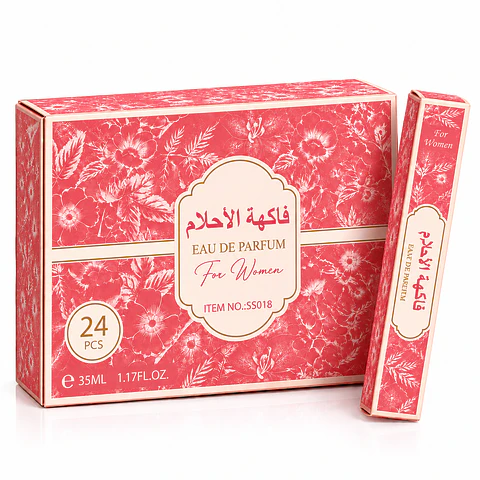 Rose Velvet Indian Collection SS018 · Eau de Parfum · 35 ml por 24 Unidades Romanticismo floral, dulzura y sofisticación.