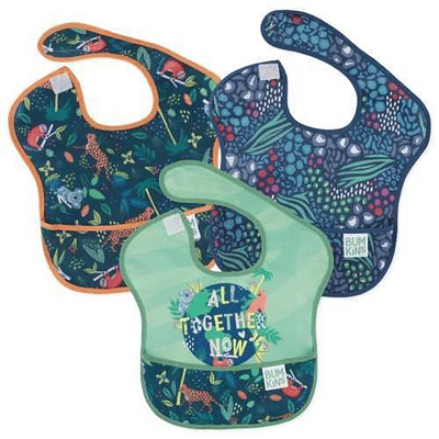 BUMKINS - Pack 3 babetes Jungle 6-24 meses 