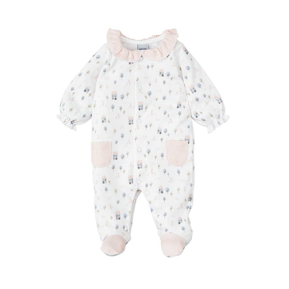 BABIDU - Babygrow arvóres e casas rosa