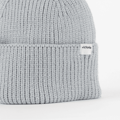 VICTORIA - Gorro Lúrex 58 - Plata